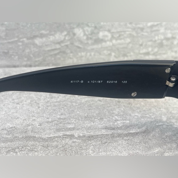 CHANEL CH 4117-B 101/87 62mm Black Crystal CC Oversized Sunglasses Frames Only - Picture 6 of 7